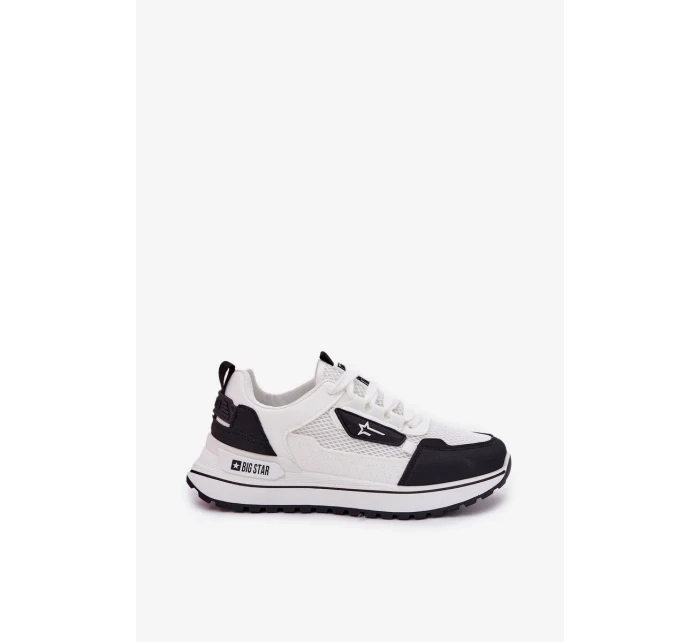 Dámské boty na platformě Big Star HI-POLY SYSTEM – bílo-černé