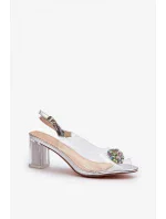 Sandály na podpatku  model 195424 Step in style