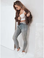 Dámské úzké push up džíny modré FashionStreet UY2796