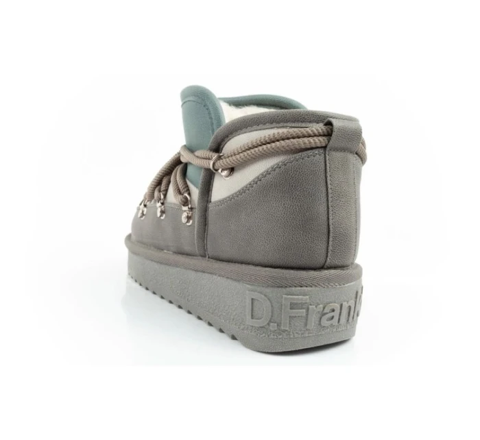 D.Franklin dámské sněhule zimní módní zateplené boty šedé dámské