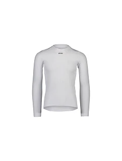 Cyklistické tričko POC ESSENTIAL LAYER LS – bílé