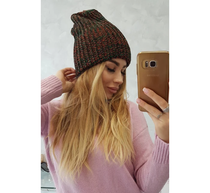 Dámská čepice Delia zelená model 18750989 - K-Fashion Dámská čepice Delia zelená model 18750989 - K-Fashion