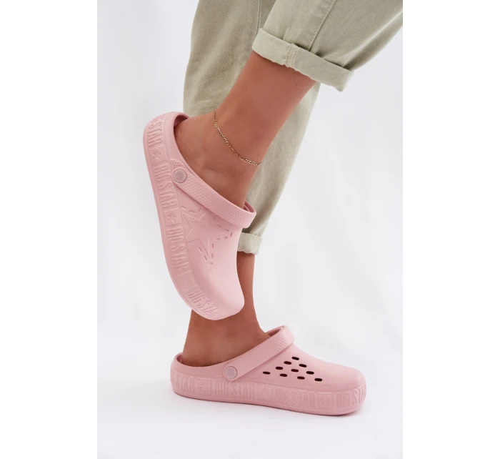 Dámské chodaki s pěnou Big Star TT274A080 růžové