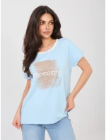 Bluzka RV BZ A1174.91 jasny niebieski