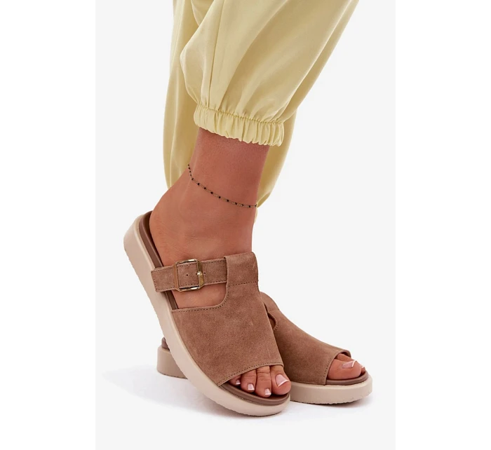 Klapky na platformě model 226519 Step in style