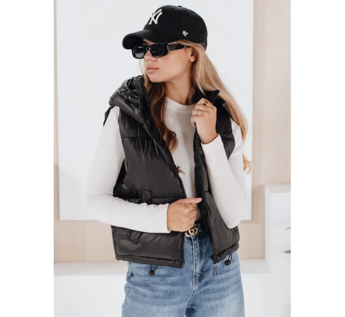 CEDAR dámská prošívaná vesta černá FashionStreet TY3780