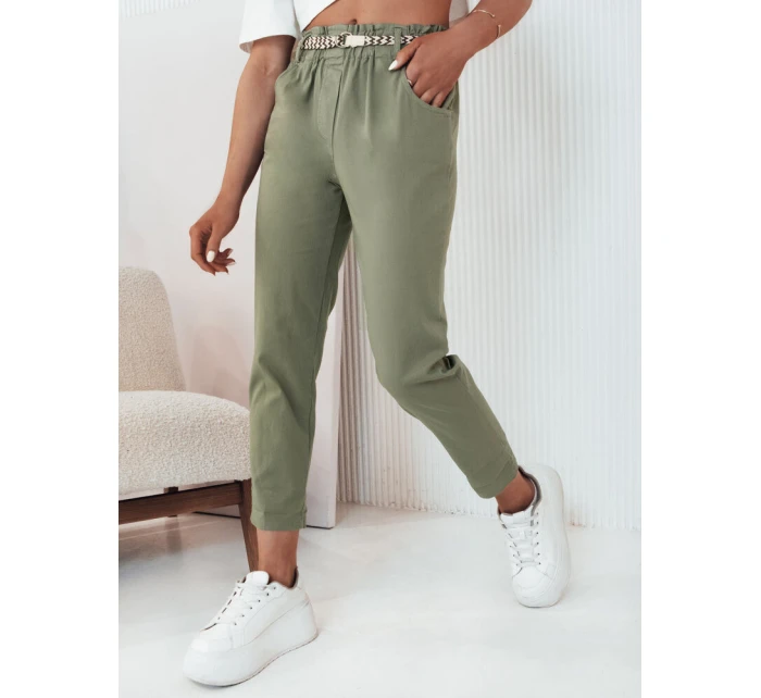 Dámské látkové kalhoty ERLON green FashionStreet UY2100