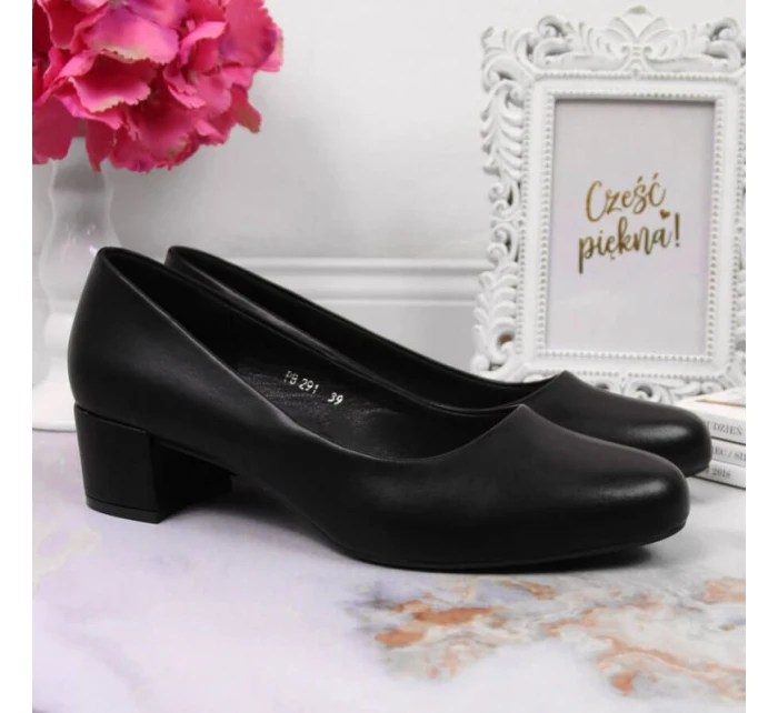 Černé lodičky na klínku W Sergio Leone