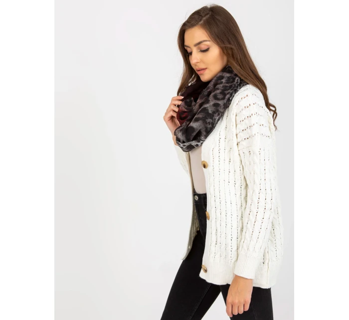 Tunelová šála AT KM 241357.03P černá a červená