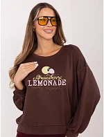 Bluza RV BL model 22074607 ciemny brązowy - FPrice Bluza RV BL model 22074607 ciemny brązowy - FPrice