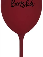 PANI BOŽSKÁ - bordovy pohár na víno 350 ml
