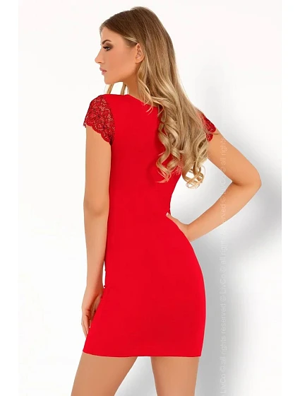 Sexy košilka model 17245967 red LivCo Corsetti - Livia Corsetti Sexy košilka model 17245967 red LivCo Corsetti - Livia Corsetti