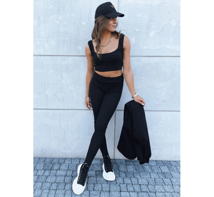 Dámská černá tepláková souprava 3 v 1 ZNAČKA VAŠEHO STYLU FashionStreet AY0936