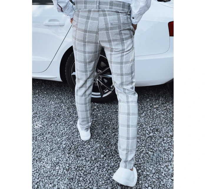 Pánské světle šedé kalhoty Dstreet model 21977296 - FashionStreet Pánské světle šedé kalhoty Dstreet model 21977296 - FashionStreet