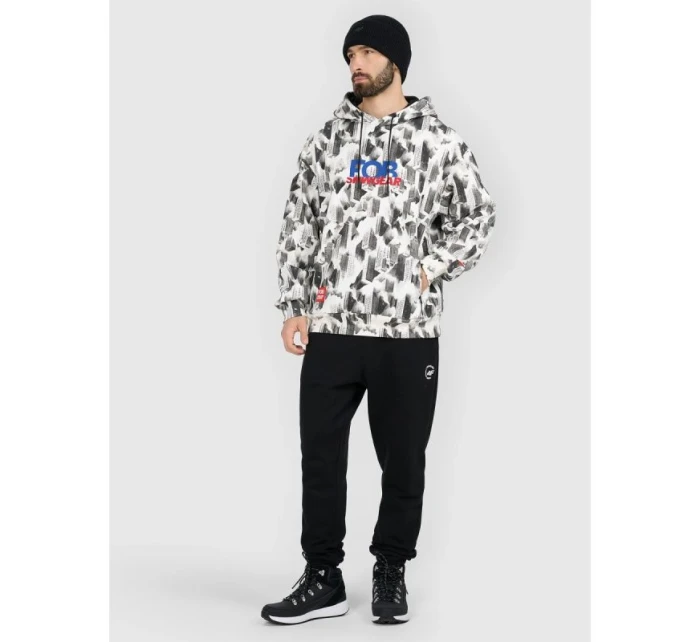 Pánská volná mikina s kapucí 4F 4FRAW25TSWSM2569-91A