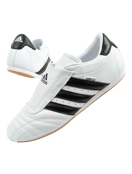 Adidas dámská sportovní obuv Taekwondo white slip-on leather dámské