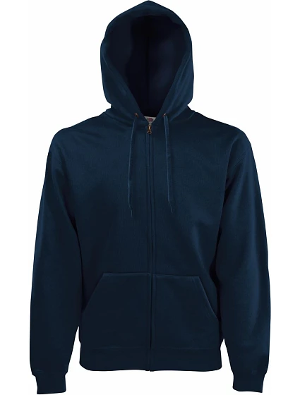 Fruit of the Loom Classic Hooded Sweat Jacket Mikina s kapucí 16.2062 deep navy Fruit of the Loom Classic Hooded Sweat Jacket Mikina s kapucí 16.2062 deep navy