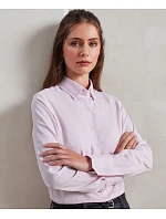 PR 338 Oxford pruhovaná halenka s dlouhým rukávem  blue model 22483473 - Premier
