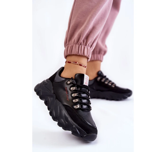 Dámské Tenisky na platformě Cross Jeans KK2R4073C černe