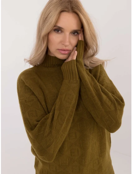 Jumper AT SW 2339.54 olivově zelený Jumper AT SW 2339.54 olivově zelený