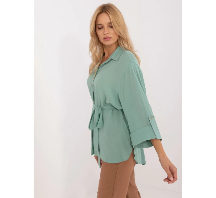 Koszula LK KS model 20463737 pistacjowy - FPrice