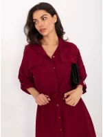 Šaty MI SK 92446.29P bordó Šaty MI SK 92446.29P bordó