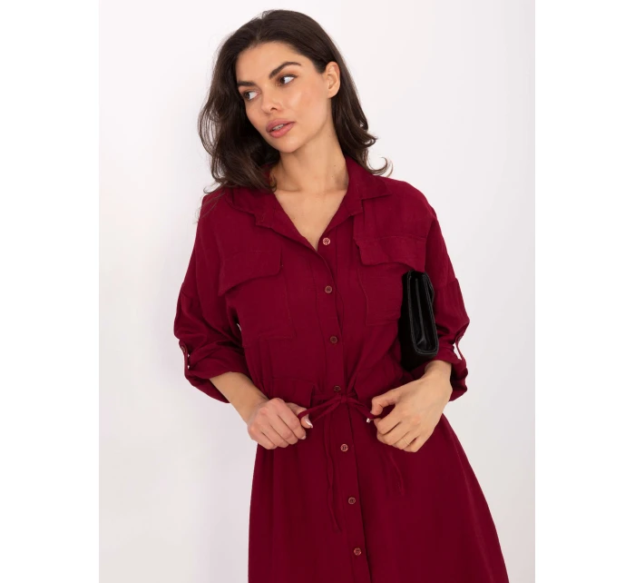 Šaty MI SK 92446.29P bordó Šaty MI SK 92446.29P bordó