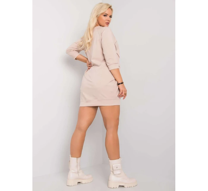 Šaty RV SK 6847.59P béžová