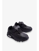 Dětské kožené sportovní boty na platformě černá Lori Dětské kožené sportovní boty na platformě černá Lori