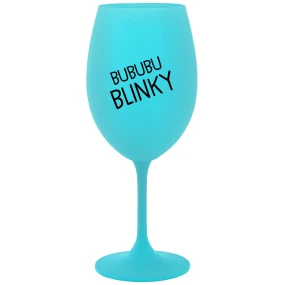 BUBUBUBLINKY - tyrkysový pohár na víno 350 ml BUBUBUBLINKY - tyrkysový pohár na víno 350 ml