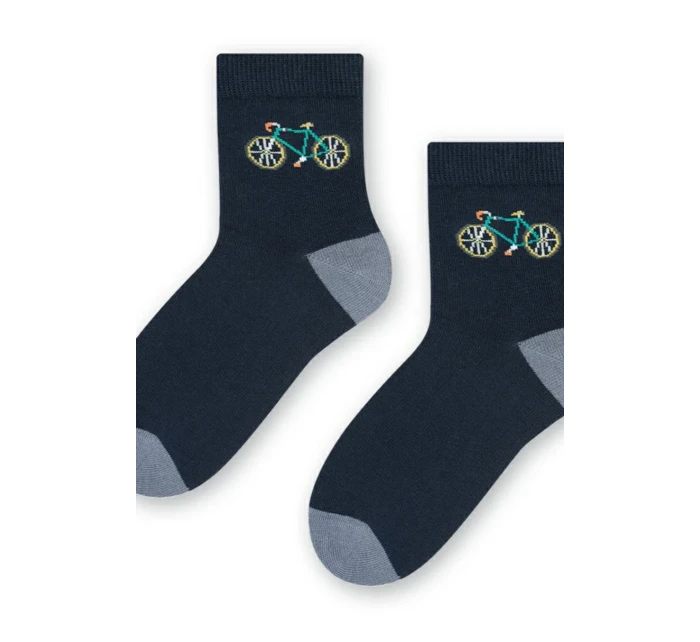 Chlapecké vzorované ponožky 014 GRANATUE 26-28