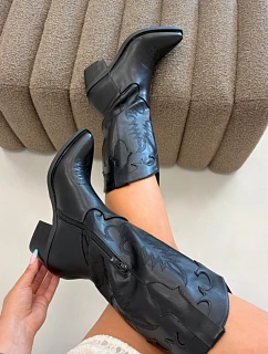 Kozačky na podpatku  model 230961 Step in style