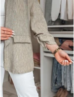 Dámská oversize bunda SOFT LOVE tmavě hnědá Dstreet model 21988960 - FashionStreet