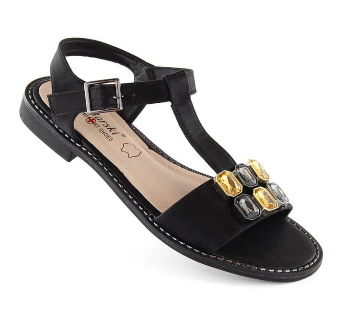 sandály W černá model 20118161 - S.Barski