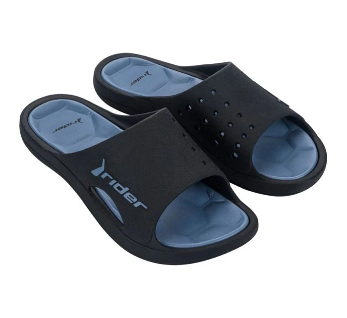 Pánské sportovní žabky Rider Bay pohodlné černé pantofle model 22088655 - Hikvision Pánské sportovní žabky Rider Bay pohodlné černé pantofle model 22088655 - Hikvision