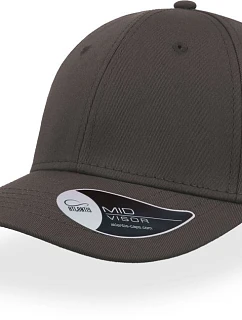 Atlantis Headwear Pitcher 6 panelová baseballová kšiltovka "Pitcher" 33.0189 dark grey