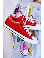 Dámské klasické tenisky model 21577962 červená - Cross Jeans