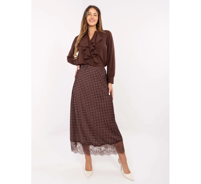 Spódnica MI SD model 21480456 brązowy - FPrice