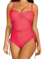 Dámské jednodílné plavky 2 Tmavě růžová model 21269950 - Self Dámské jednodílné plavky 2 Tmavě růžová model 21269950 - Self