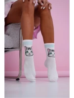 Dámské ponožky Cat and stripes 0200.211