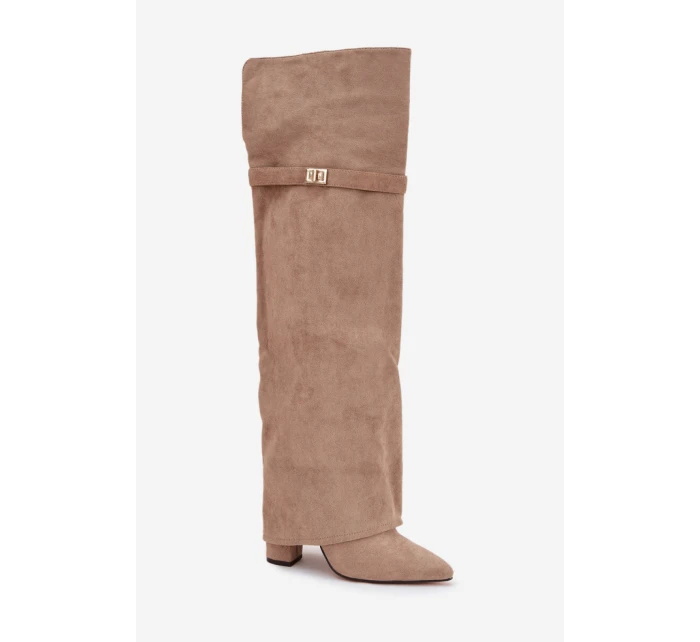 Kozačky na podpatku  model 217225 Step in style