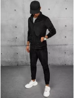 Pánská černá mikina Dstreet BX5538