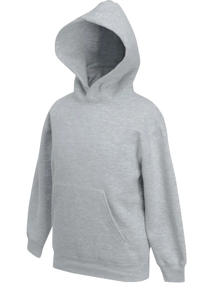 Fruit of the Loom Classic Kids Hooded Sweat Dětská mikina s kapucí 16.2043 heather grey Fruit of the Loom Classic Kids Hooded Sweat Dětská mikina s kapucí 16.2043 heather grey