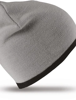 RC Oboustranná pletená čepice 28. grey/black model 22424657 - Result Headwear