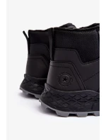 Dětské zateplené trekové boty Trapper Black Big Star