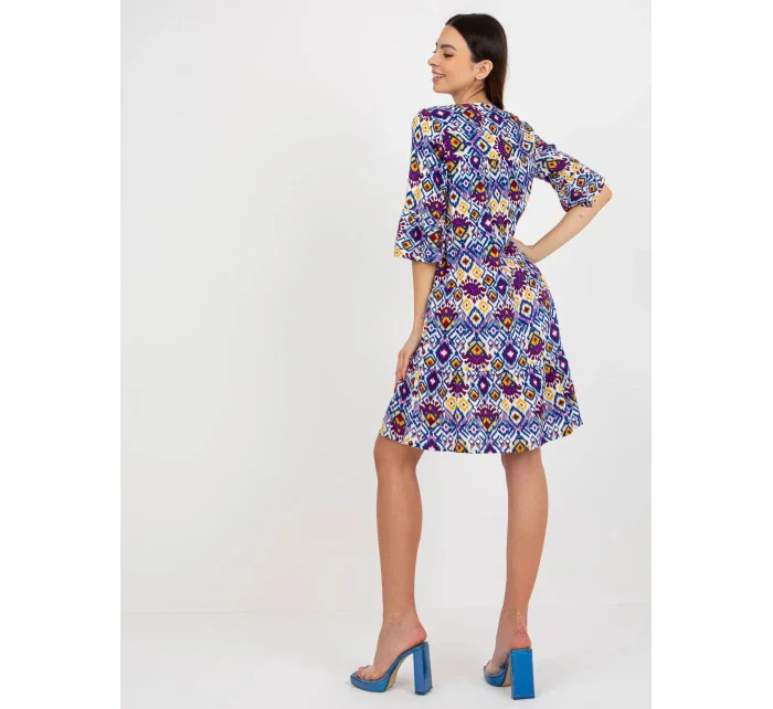 Dámské šaty D73771M30214H Fialová mix - Sublevel