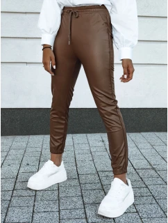 Dámské voskované kalhoty BRIAL camel FashionStreet UY2151