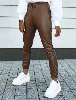 Dámské voskované kalhoty BRIAL camel FashionStreet UY2151