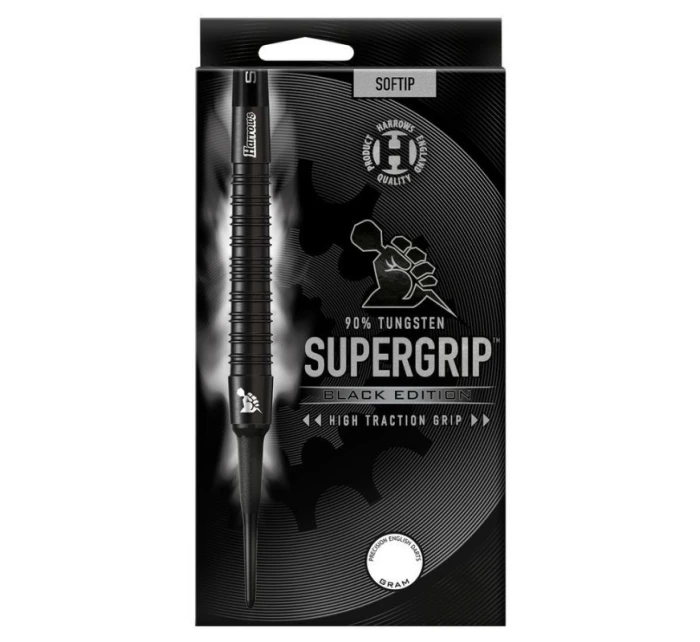Šipky Supergrip Black 90% model 21132348 - Harrows