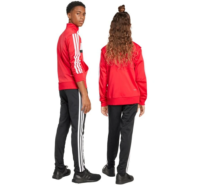Dětská tepláková souprava  Essentials 3Stripes Tricot červená/černá model 21465429 - ADIDAS